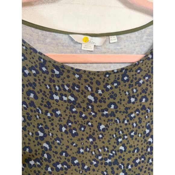 Boden Dress Size 4 Green Animal Print Short Sleeves - Picture 6 of 7